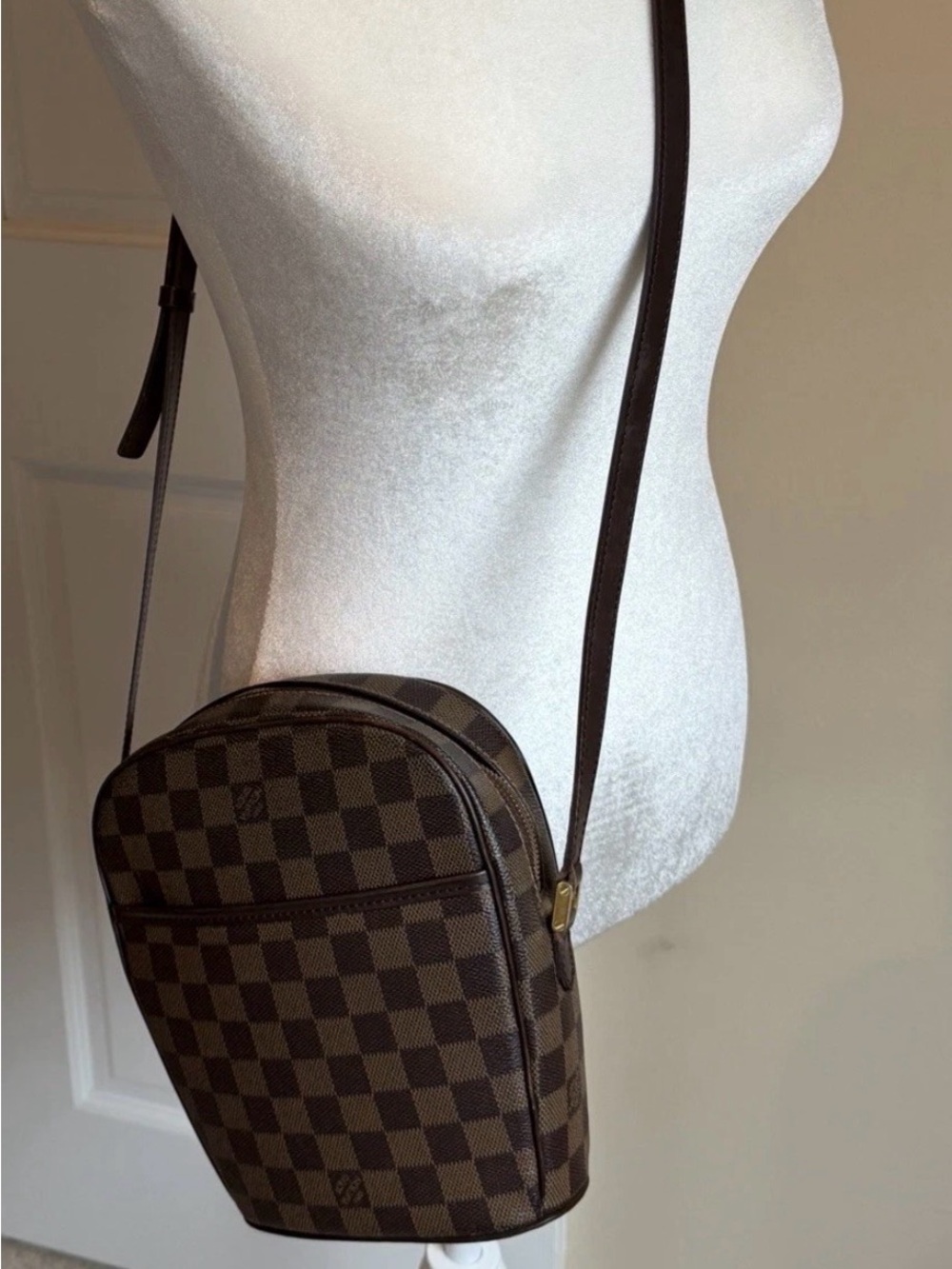 Louis Vuitton Damier Ipanema PM Shoulder Bag N51294 (2004) EXCELLENT CONDITION - Picture 9 of 16